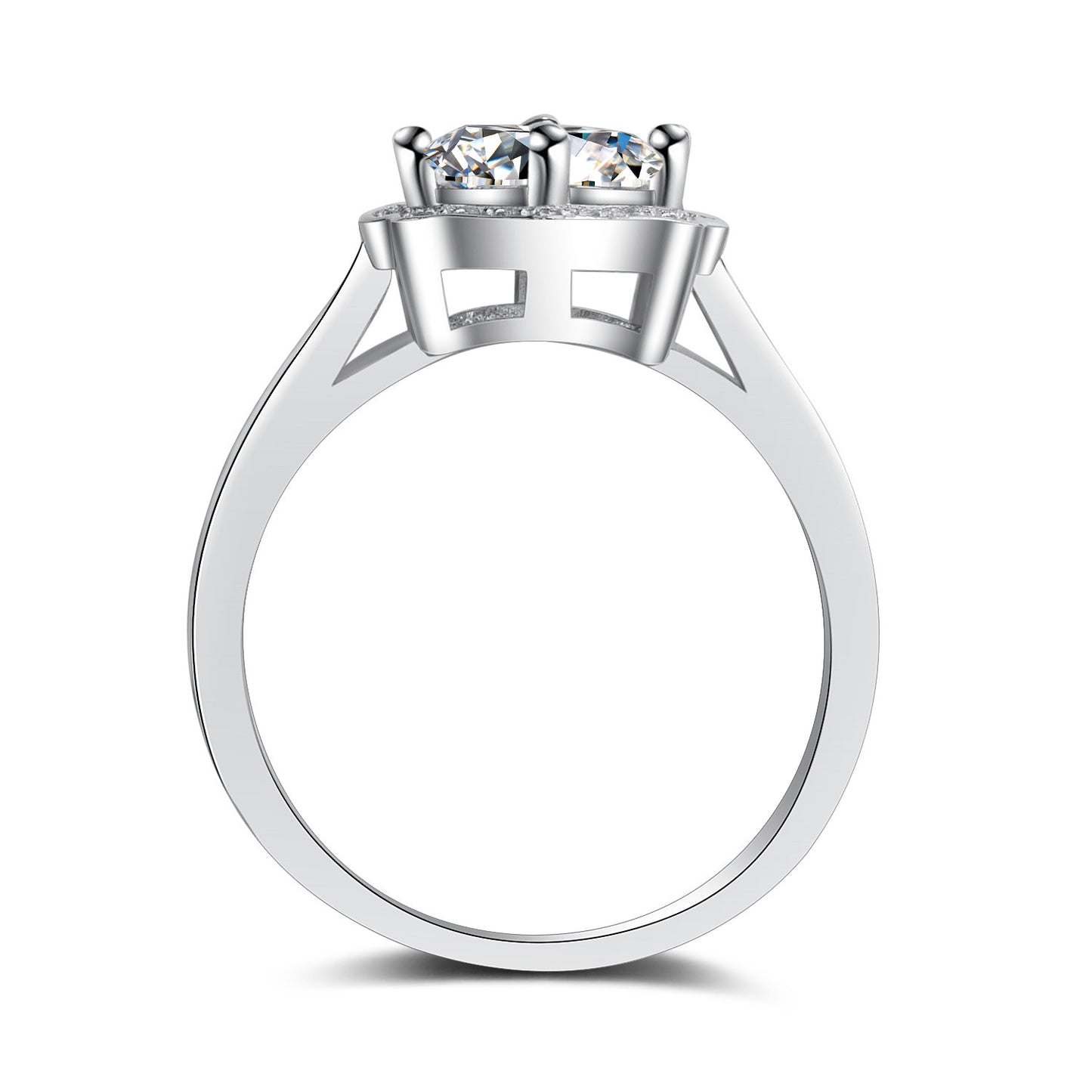 1.25 carat diamond ring in platinum