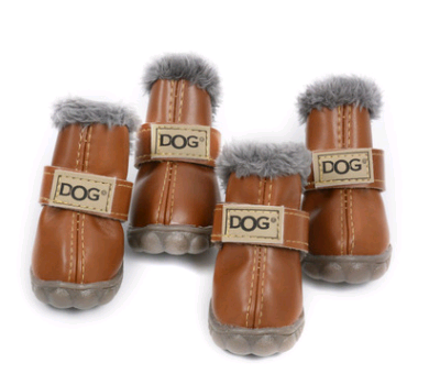 Dog Thick Snow Boots Keep Warm Teddy Autumn And Winter ug lovers