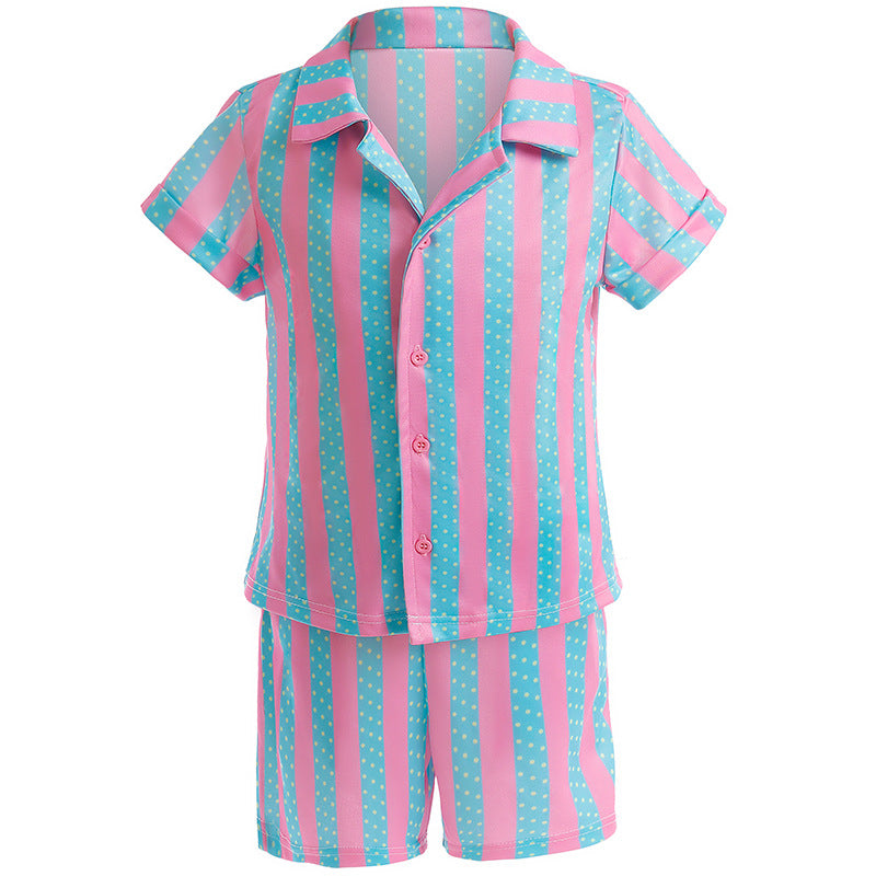 Short Sleeve Suit Beach Suit Role-playing Two-piece Suit