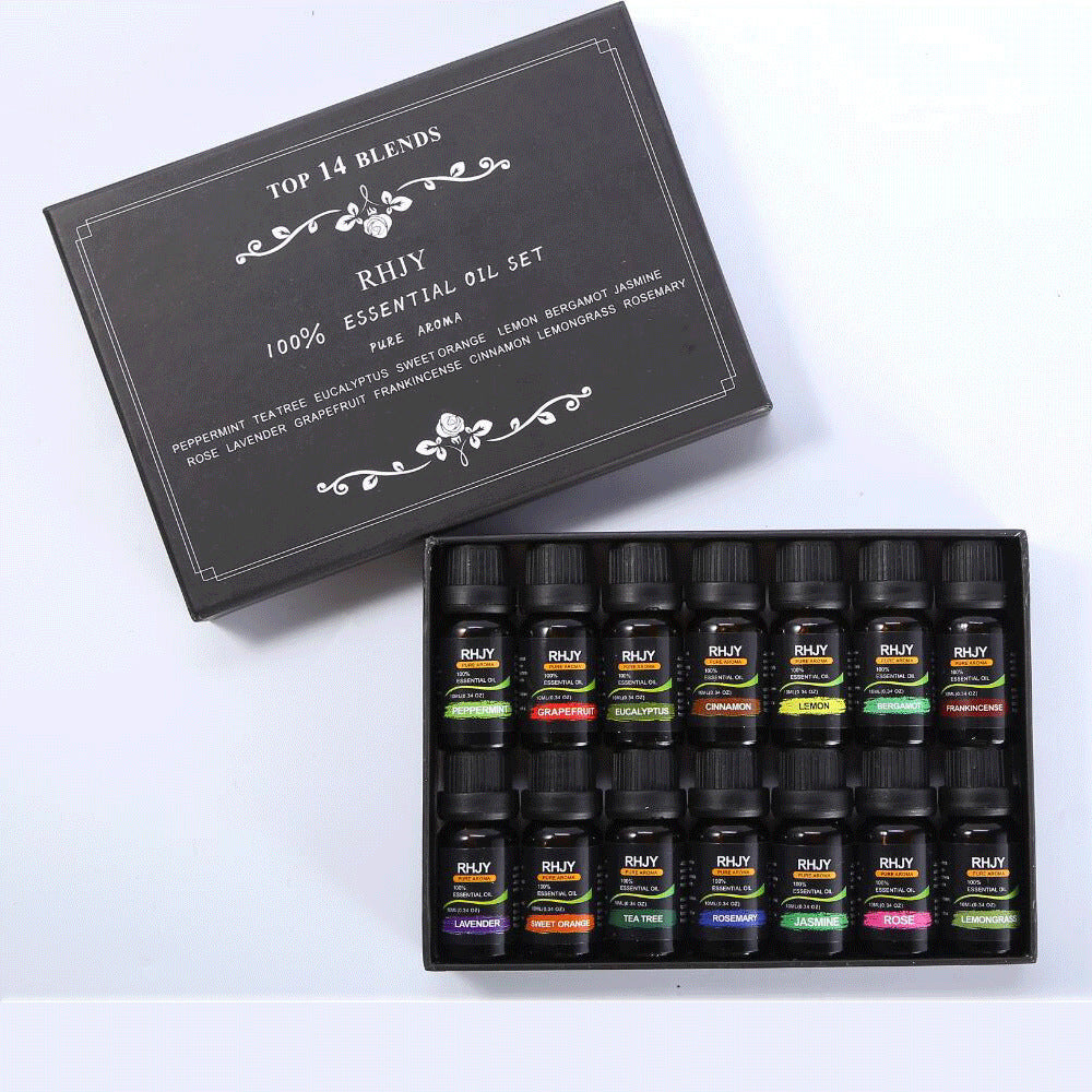 High Quality Essential Oil Set Combination the best essential oil flavor together 14 essences