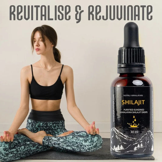 Daily Rise Organic Shilajit Resin Patent Drops | 200 Servings | Certified | 30ml