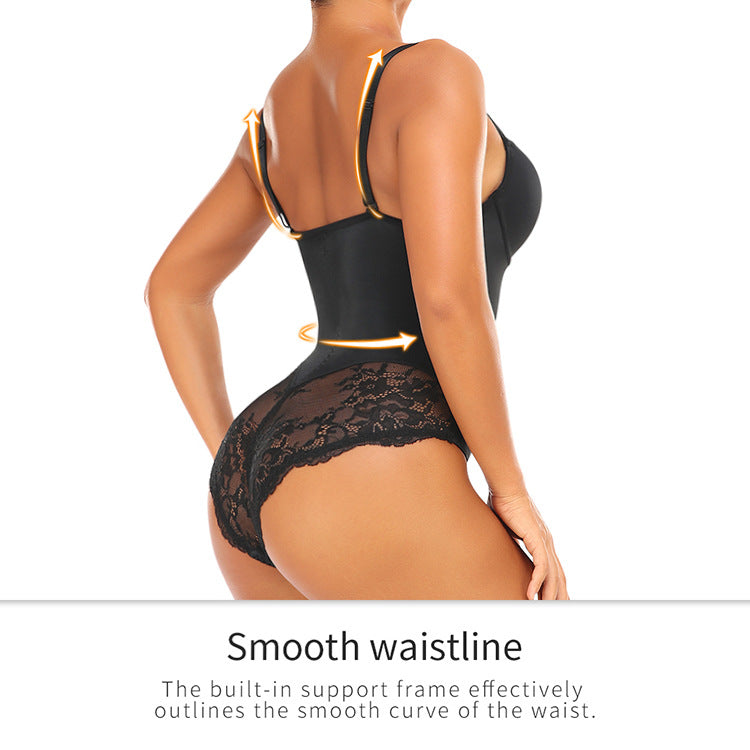 Women's Body Shaper with Built-in Bra Tummy Control Shapewear Dress low Back