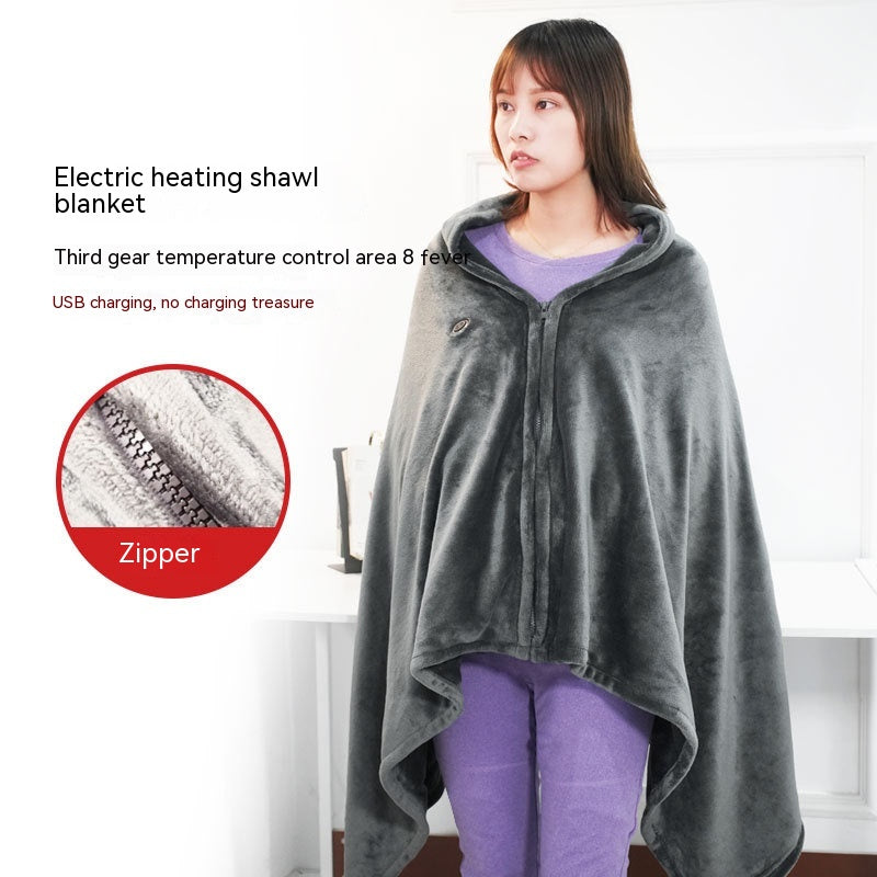 Manta eléctrica - 50 x 60 pulgadas | Manta térmica con 6 configuraciones de calor y 8 de tiempo Plush Heating Blanket