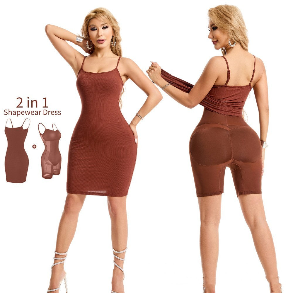 The Shapewear dress bodycon style with a built-in shapewear bra