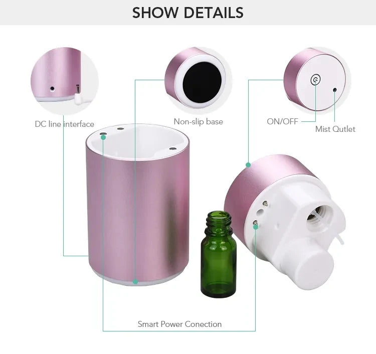 Nebulizing Diffuser Waterless Aromatherapy Avoid Harmful Air Freshener