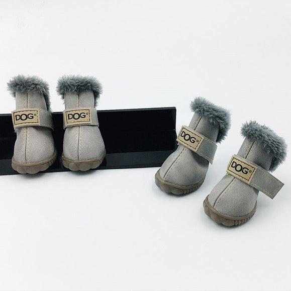 Dog Thick Snow Boots Keep Warm Teddy Autumn And Winter ug lovers