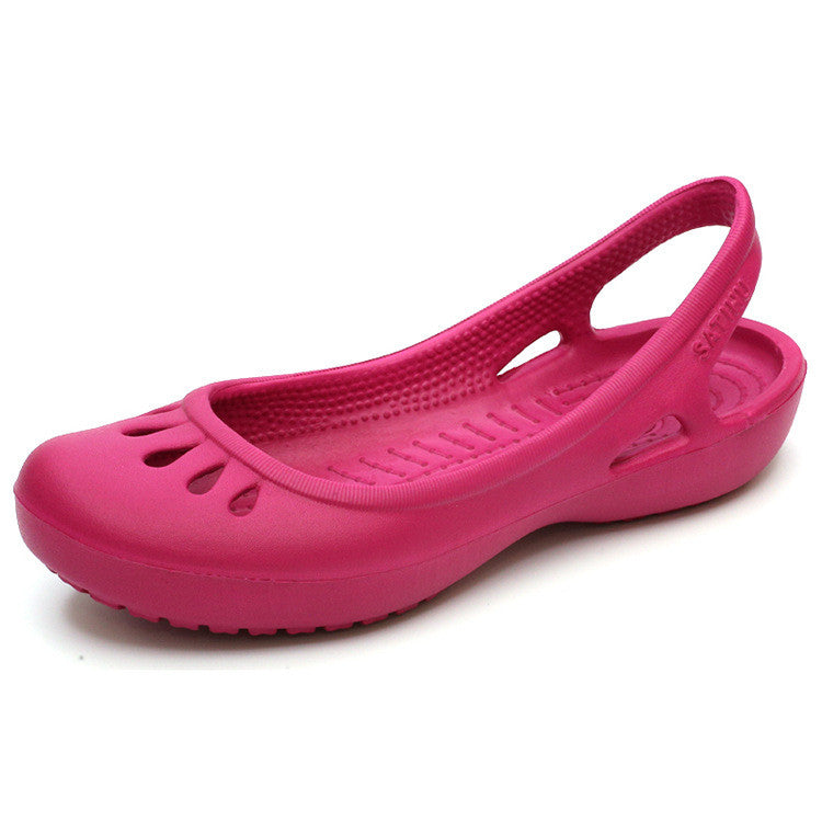 Satihu Flat  Shoes Hole Shoes Flat With Toe