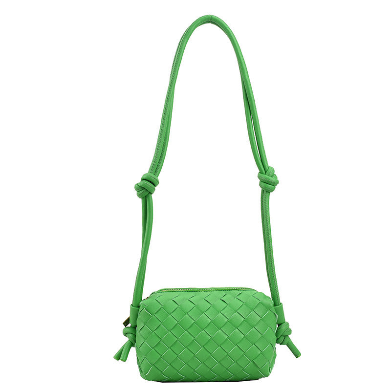 Woven Small Square Bag Retro Candy Color