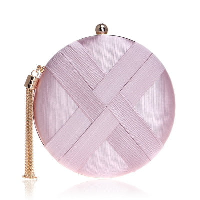 SIDRA EVENING CLUTCH BAG or Rosa round