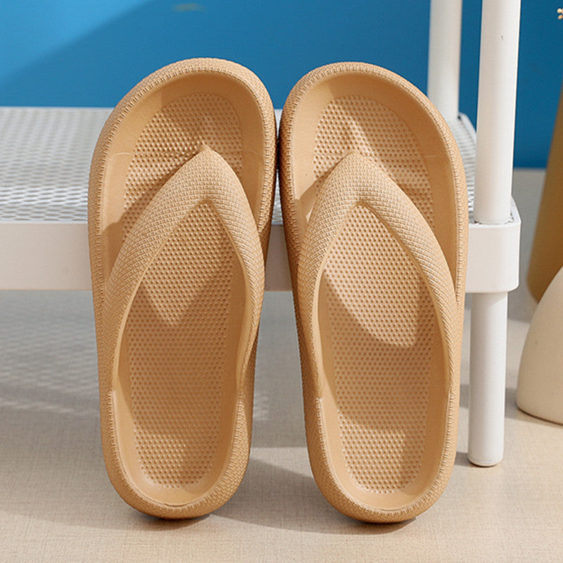 Clip Toe Shoes Eva Non-Slip Slippers Soft Sole Flip Flops Women Thick Bottom Bathroom Slides Summer