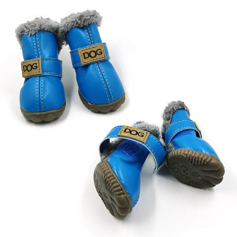 Dog Thick Snow Boots Keep Warm Teddy Autumn And Winter ug lovers