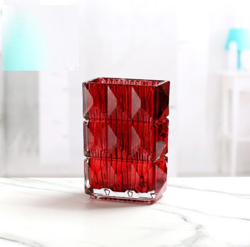 Nordic Light Luxury Bakala Crystal Vase Home Decoration