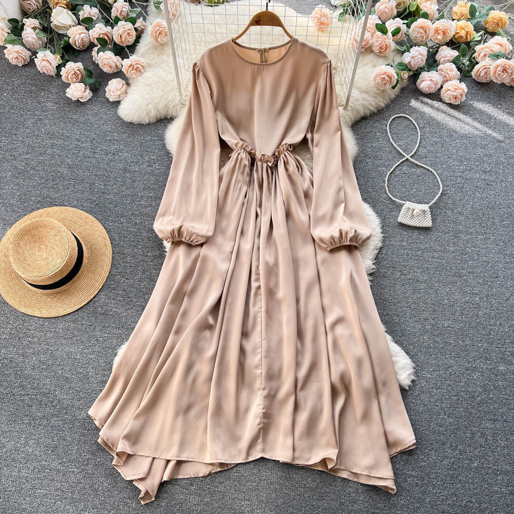 Long Sleeve Dress With Slim Waist