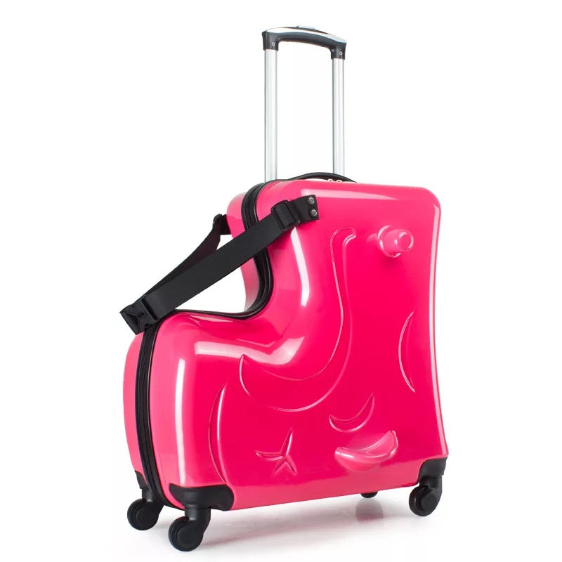 Children's Riding Suitcase Trolley Case