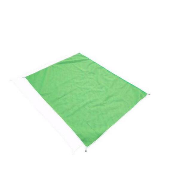 Sand-Free Beach campaign Blanket, Oversized Camping Mat with Stakes