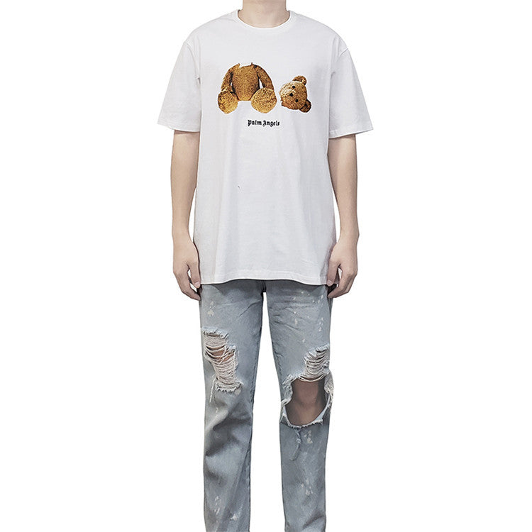 Teddy bear decapitated short sleeve T-shirt