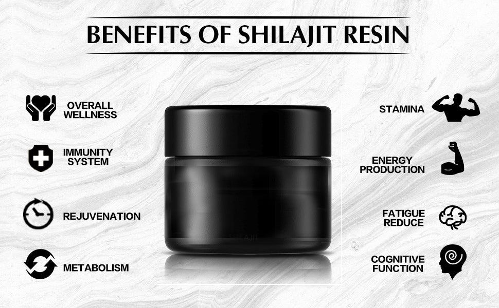 Pure Himalayan Shilajit SoftResin Xilaizhi Resin Cream Fulic Acid 85 Mineral