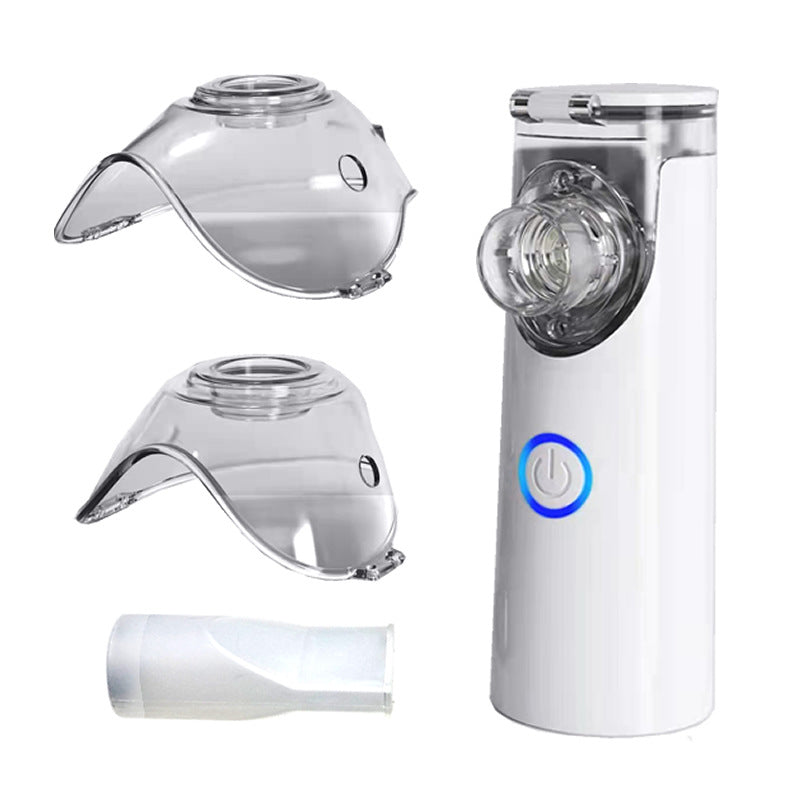 Portable Nebulizer Steam Inhaler, Handheld Mesh Nebulizers Cool Mist Steam Inhaler, Mini Nebulizer Machine For Home Office Travel Use Ultrasonic Portable Micro Mesh Handheld Nebulizer, For Household