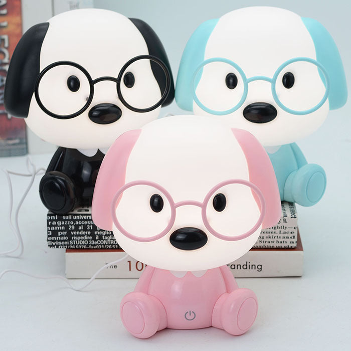 Cute Doctor Dog Touch Lamp