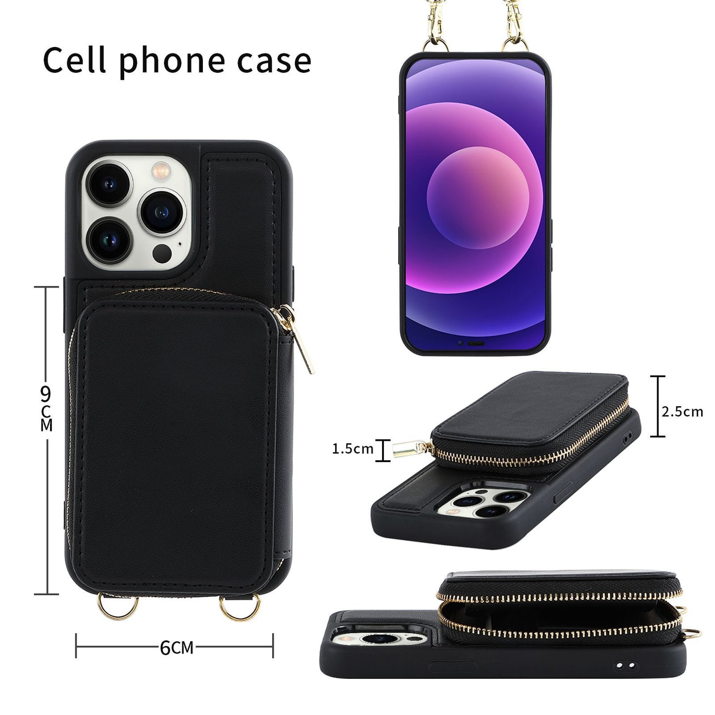 Multifunctional Card Holder  case For iPhone Rfid