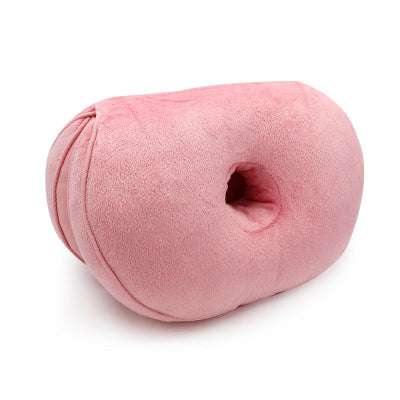 Dual Plush Comfort Cushion Lift Hips Up Seat Cushion Pillow Butt Mat Pain Relief