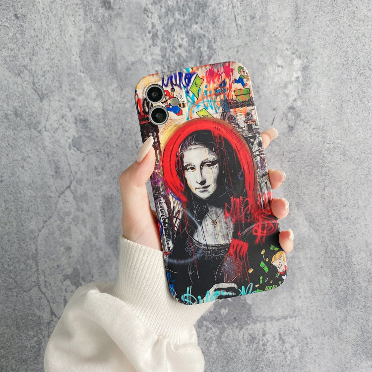 Mona Lisa Mobile Phone Case Shatterproof IMD Soft Shell