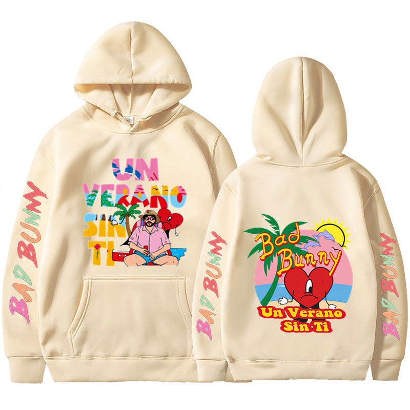 New Un Verano Sin Ti Bad Bunny New Album Hoodie Hooded Men's Women's Pullover