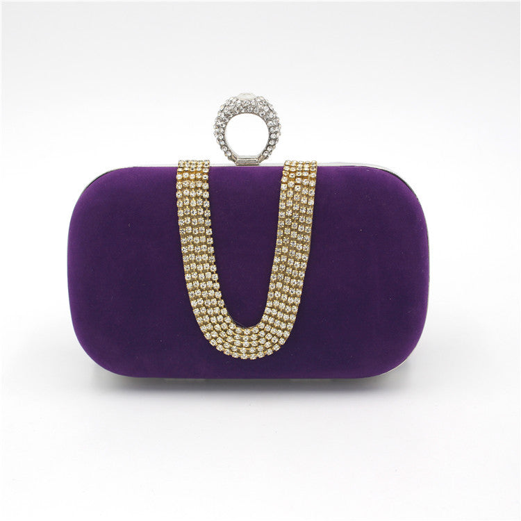 ELEANOR DIAMOND LUXURY CLUTCH BAG