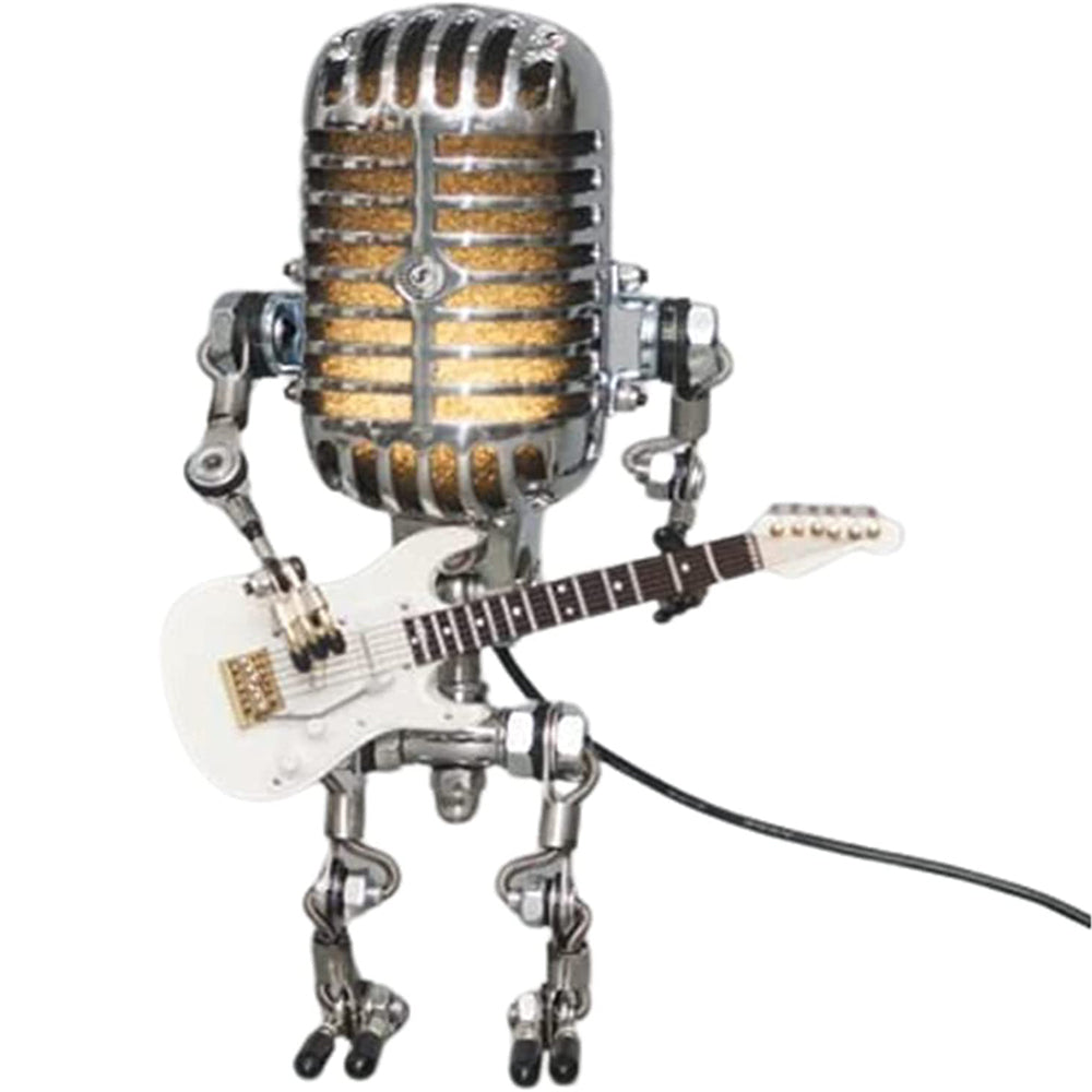 Retro Vintage Microphone Table Lamp Ornament