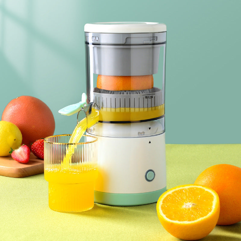 Fresh orange juices at home rechargeable and portable extractor