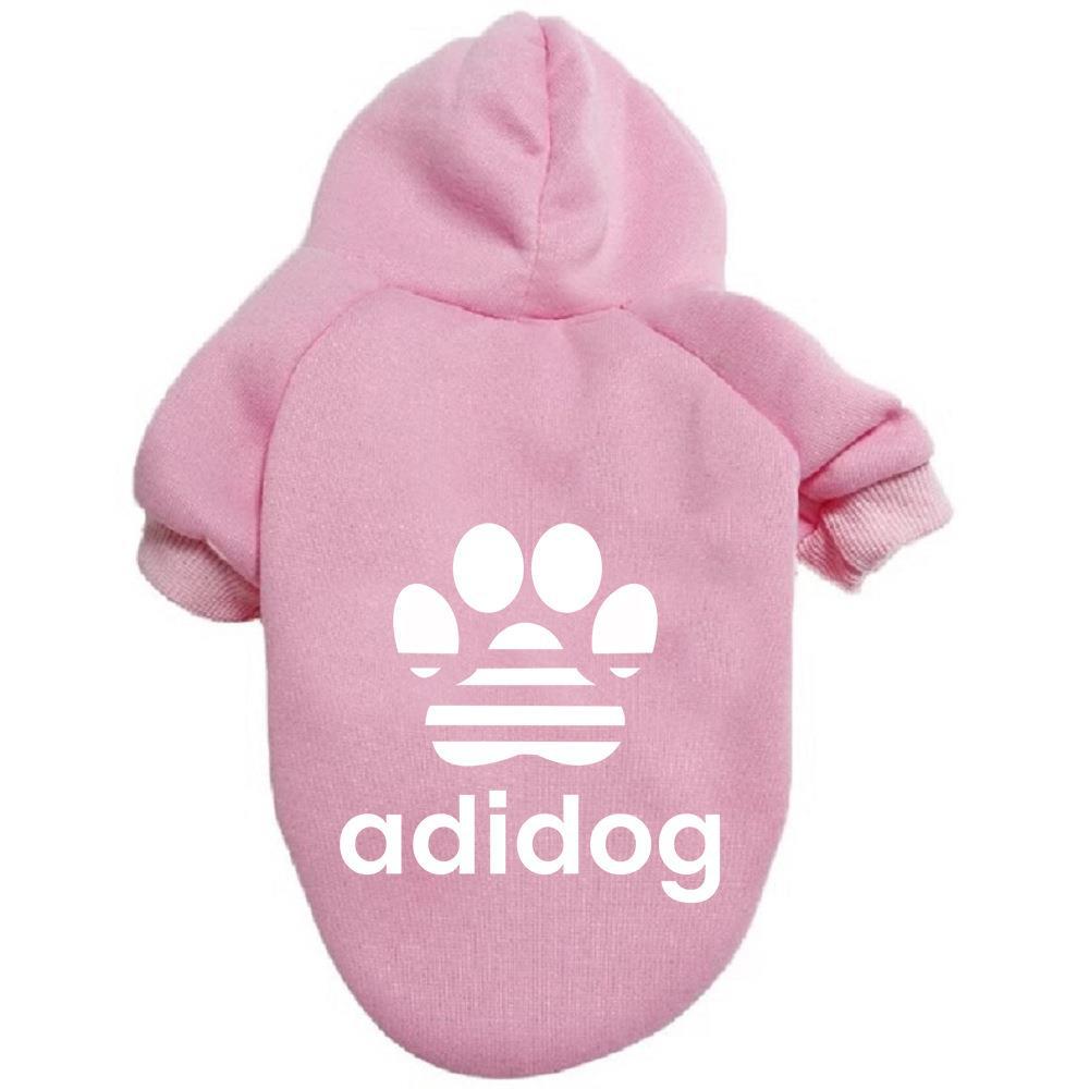 Adidog Clothes Fashion Dog Hoodie Pet Shirt Dogs Pets Sweater Jacket