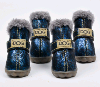 Dog Thick Snow Boots Keep Warm Teddy Autumn And Winter ug lovers