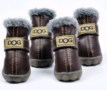 Dog Thick Snow Boots Keep Warm Teddy Autumn And Winter ug lovers