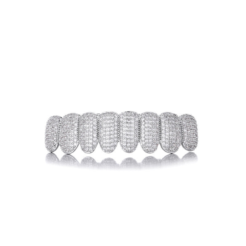 Dianyi Jewelry Full Diamond Toothset Iced Out Grillz braces