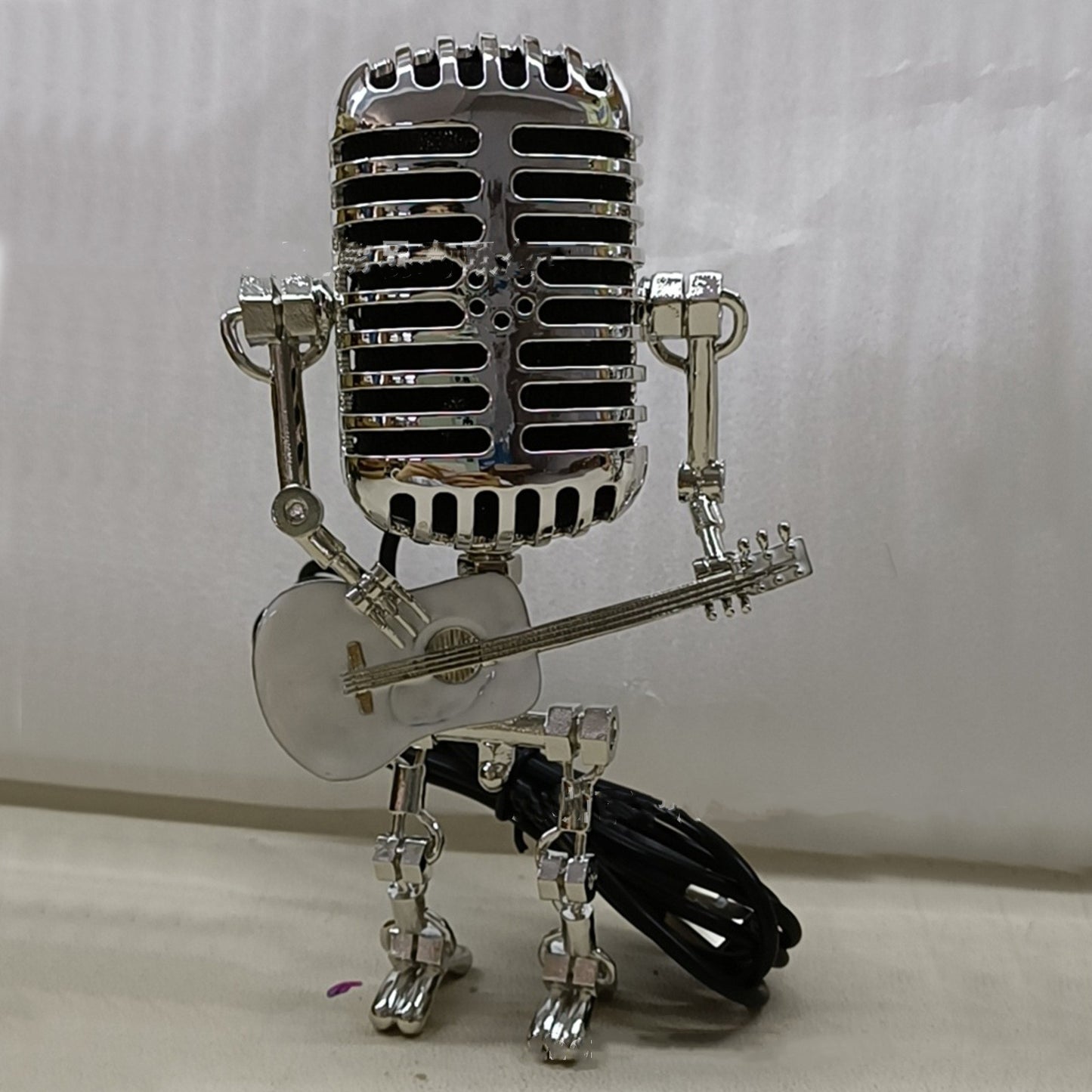 Retro Vintage Microphone Table Lamp Ornament