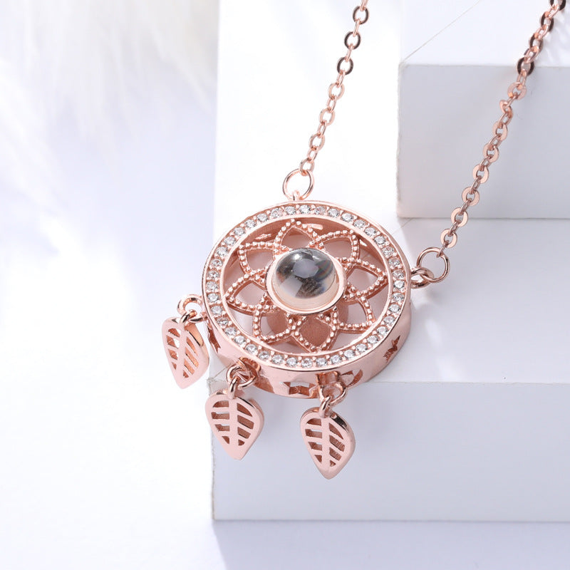 I Love You Necklace - Rose Dreamcatcher