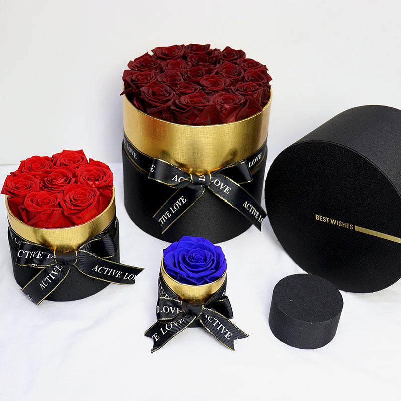 Eternal arrangements Flower Hug Bucket 18 Roses Box Valentine's Day Gift any event