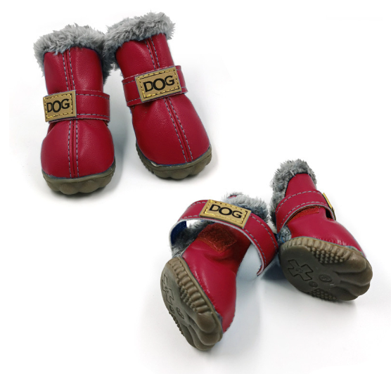 Dog Thick Snow Boots Keep Warm Teddy Autumn And Winter ug lovers