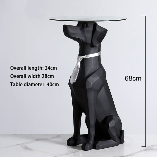 Nordic Side table dog  Labrador Modeling Resin modern design