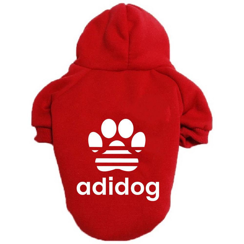 Adidog Clothes Fashion Dog Hoodie Pet Shirt Dogs Pets Sweater Jacket