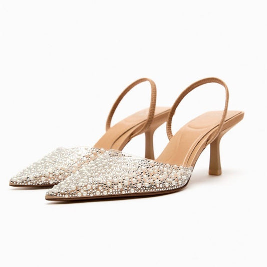 ALLEGRA HIGH PEARL HEELED SLINGBACKS 

Zara PEARL HEELED SLINGBACKS - Beige - Image 2

Zara PEARL HEELED SLINGBACKS - Beige - Image 3

Zara PEARL HEELED SLINGBACKS - Beige - Image 4

Zara PEARL HEELED SLINGBACKS - Beige - Ima