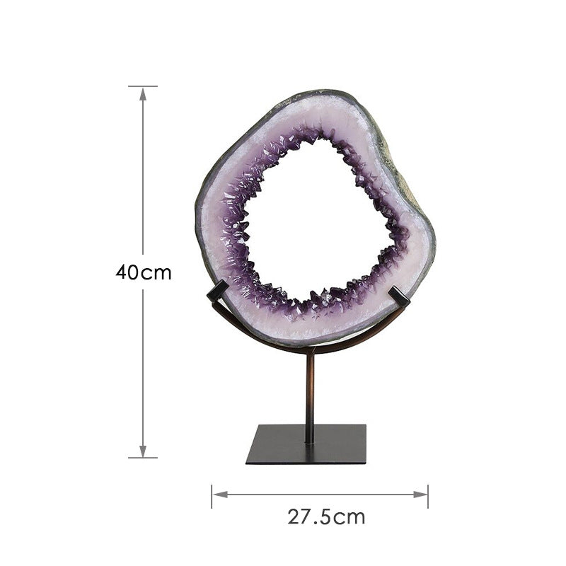 Creative Modern Minimalist Porch Amethyst Decorative Ornaments