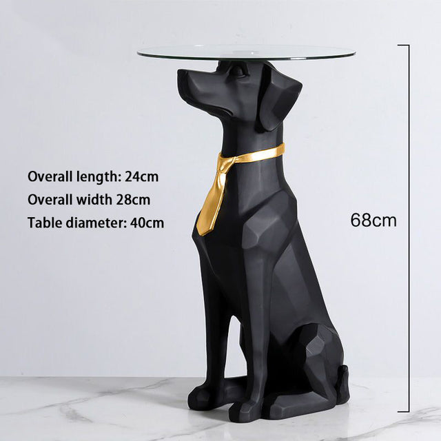 Nordic Side table dog  Labrador Modeling Resin modern design