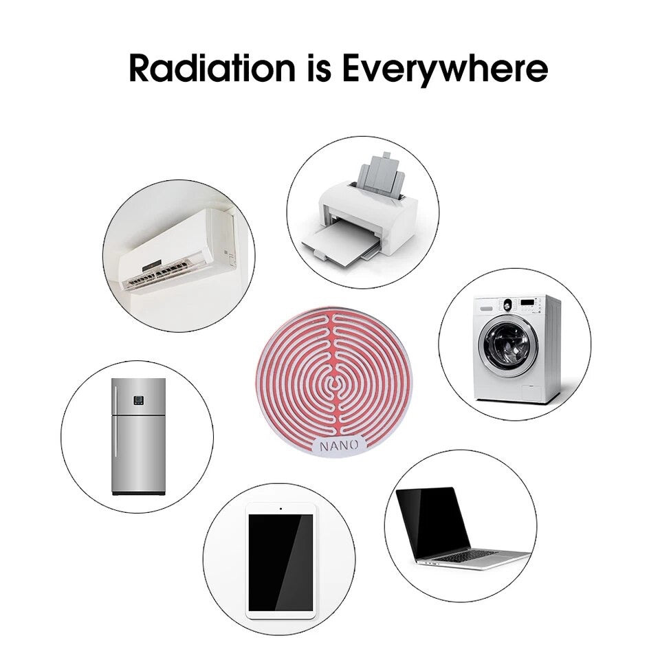 Round Anti-Radiation Mobile Phone Energy Sticker Anti-Electromagnetic Shield Quantum Shield For Pregnant Women And Children