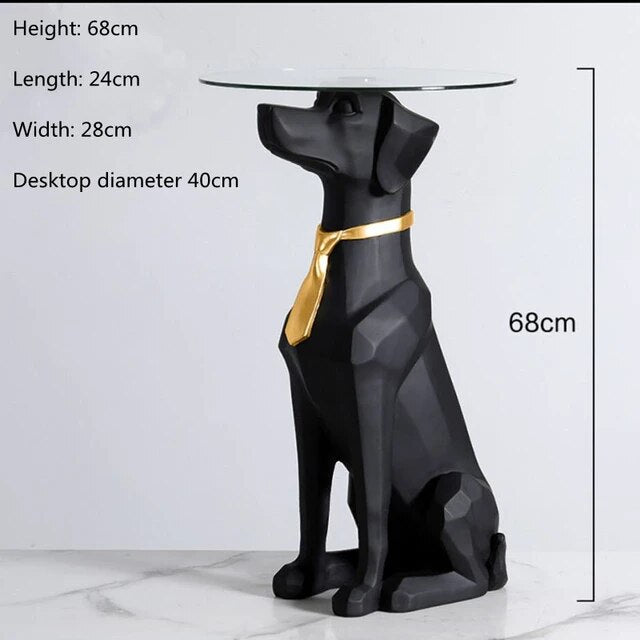 Nordic Side table dog  Labrador Modeling Resin modern design