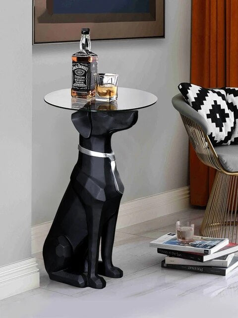 Nordic Side table dog  Labrador Modeling Resin modern design