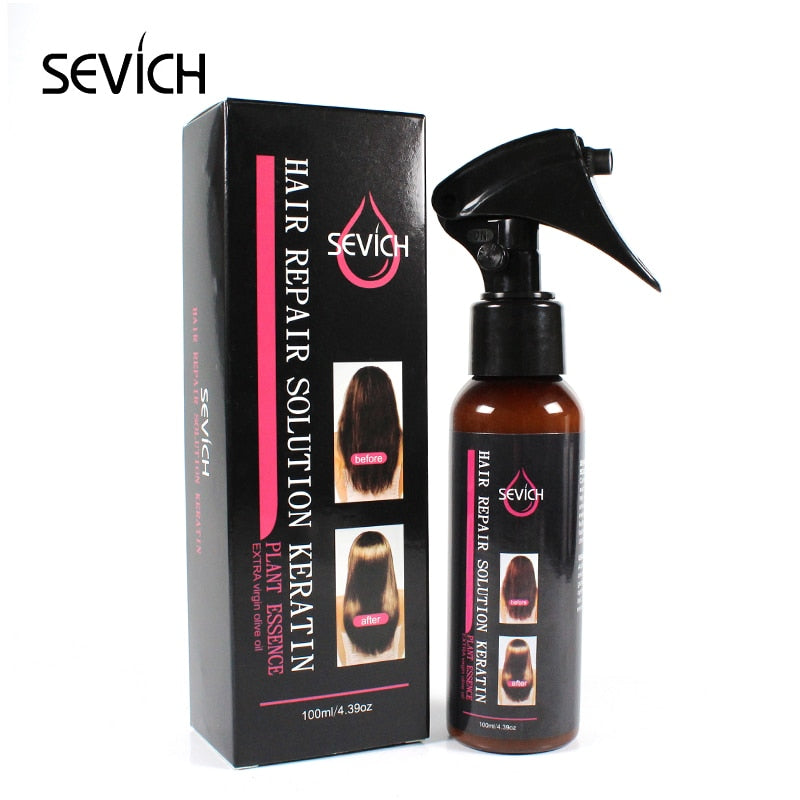 Go hair repair keratin serun mist spray repair damage hair.