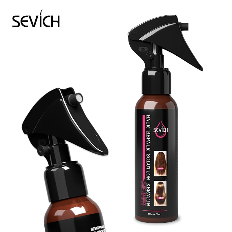 Go hair repair keratin serun mist spray repair damage hair.