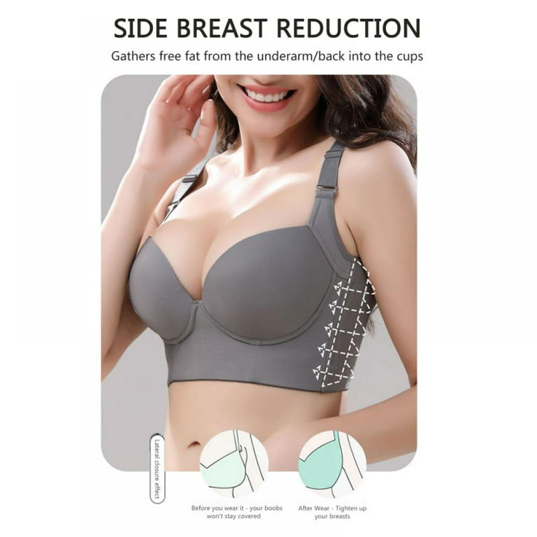 Women's Glossy Seamless Lingerie Memory Underwire Bra