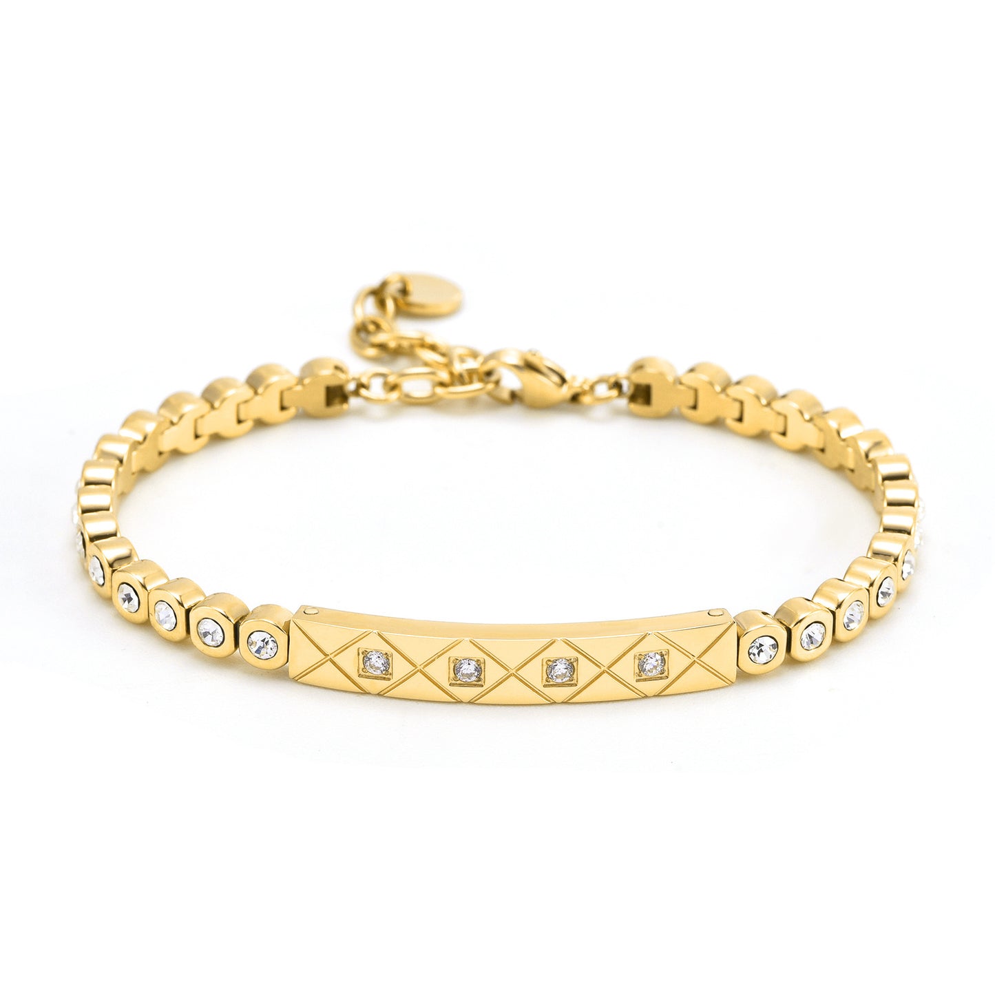 Light Luxury High-grade Diamond Chessboard Bracelet